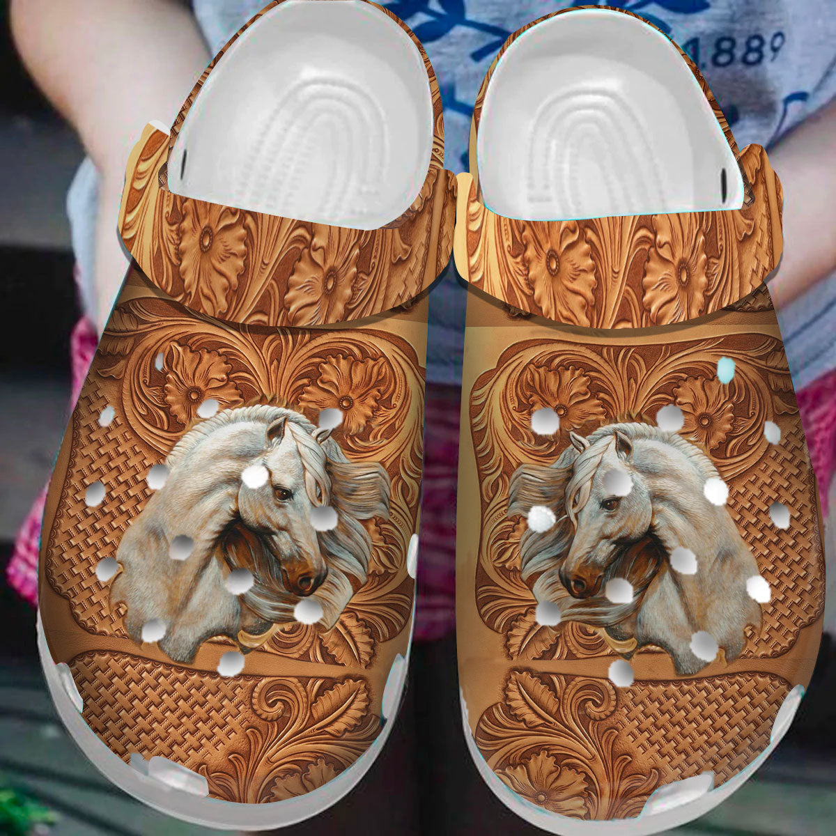 Native American Crocs Clog Shoes For Kid and Adult