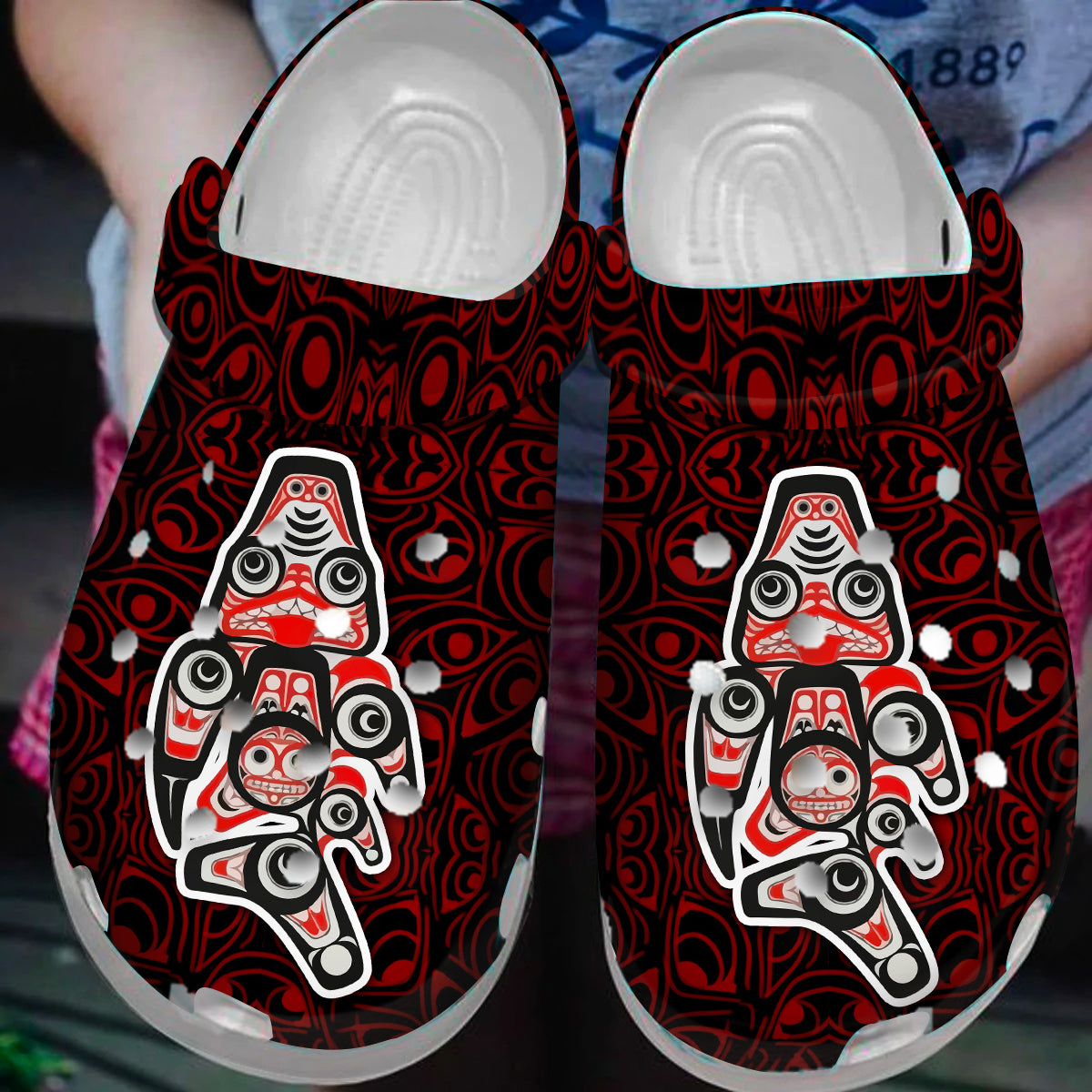 Native American Crocs Clog Shoes For Kid and Adult