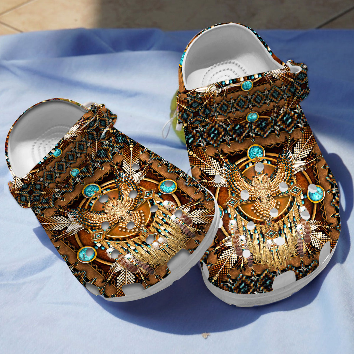 Native American Crocs Crocband Clogs Shoes Comfortable For Men Women and Kids