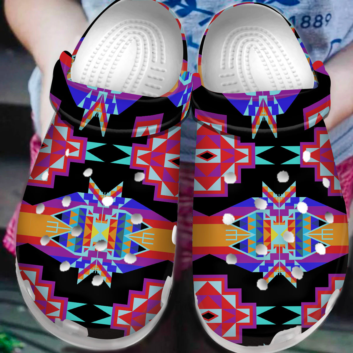 Native American Crocs Crocband Clogs Shoes Comfortable For Men Women and Kids