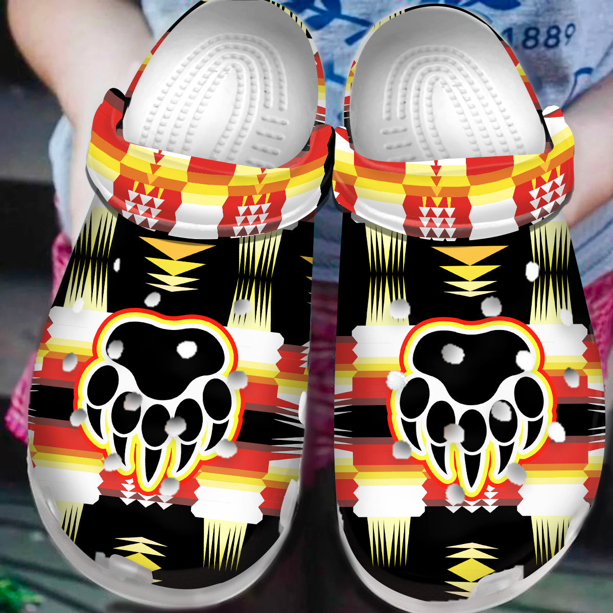 Native American Crocs Crocband Clogs Shoes Comfortable For Men Women and Kids