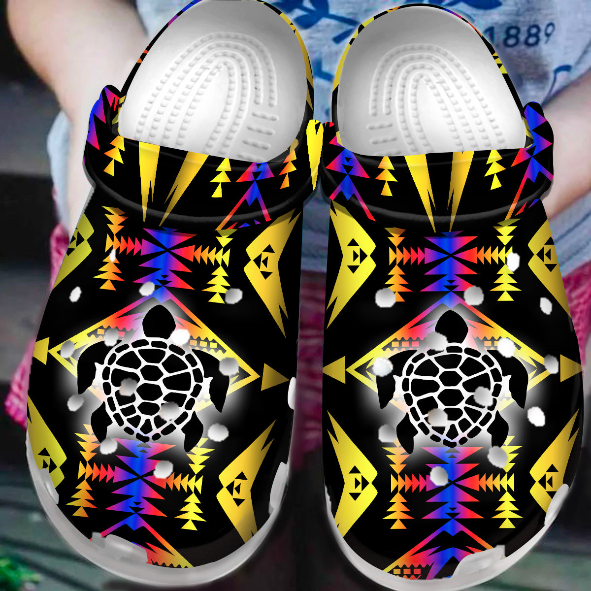 Native American Crocs Crocband Clogs Shoes Comfortable For Men Women and Kids