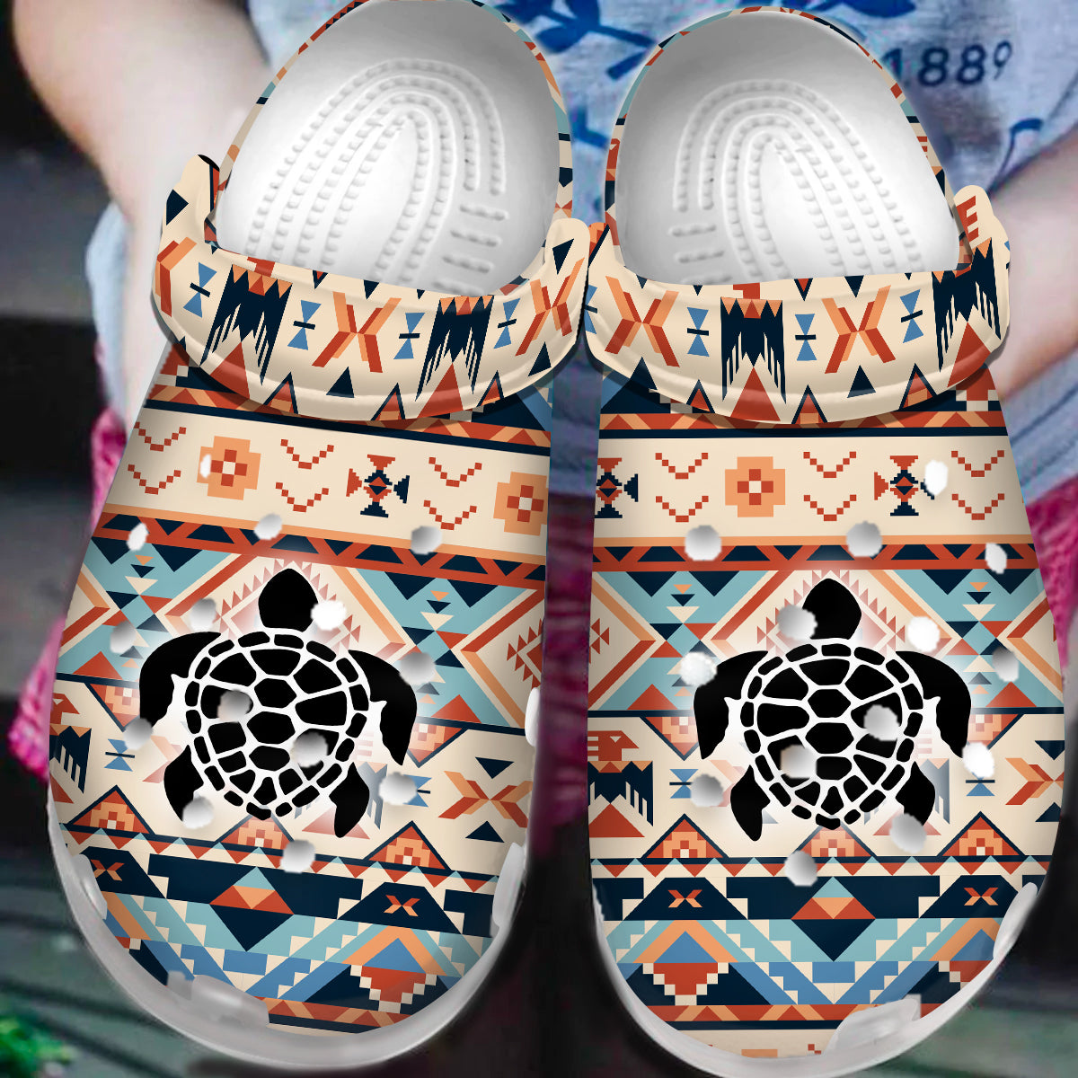 Native American Crocs Crocband Clogs Shoes Comfortable For Men Women and Kids