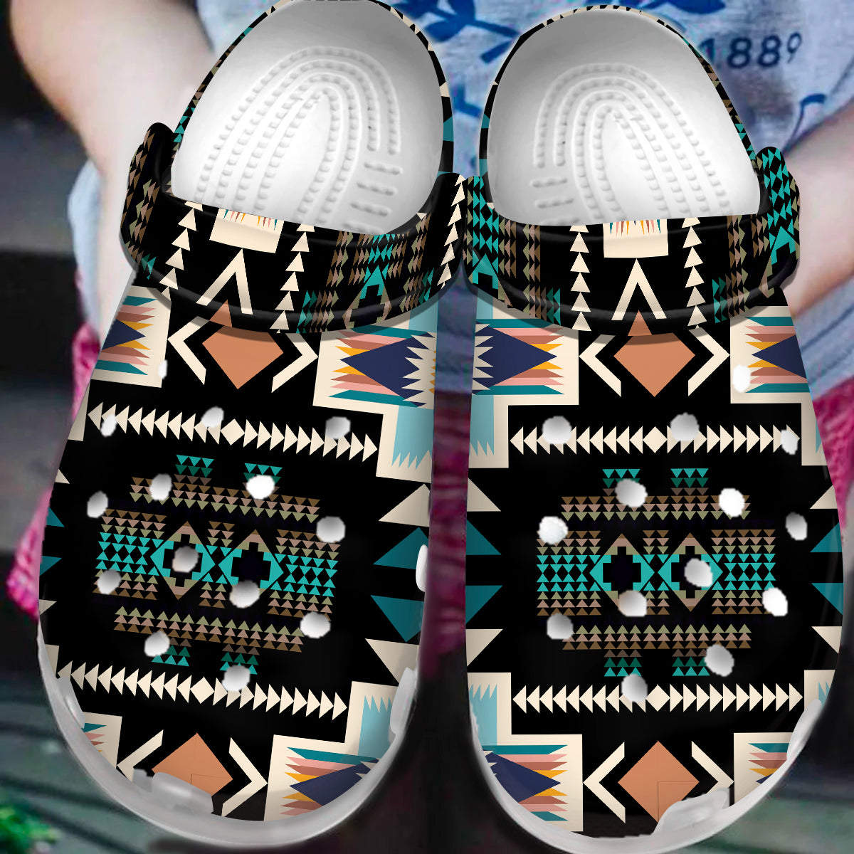Native American Crocs Crocband Clogs Shoes Comfortable For Men Women and Kids