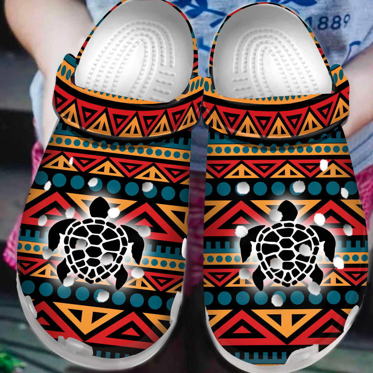 Native American Crocs Crocband Clogs Shoes Comfortable For Men Women and Kids