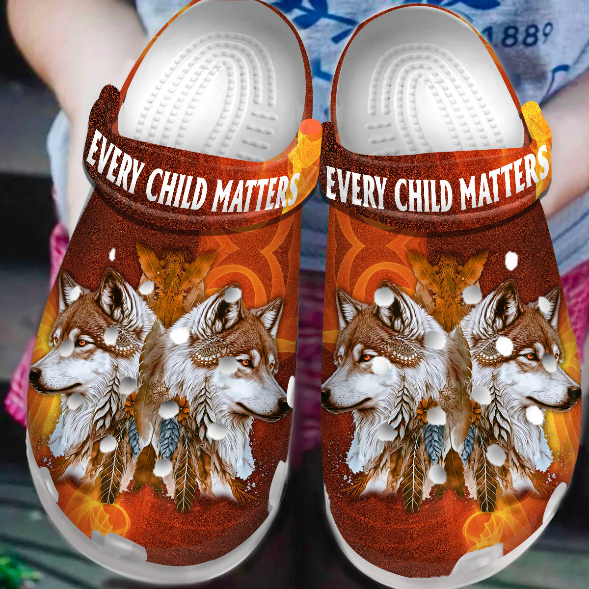 Native American Crocs Crocband Clogs Shoes Comfortable For Men Women and Kids