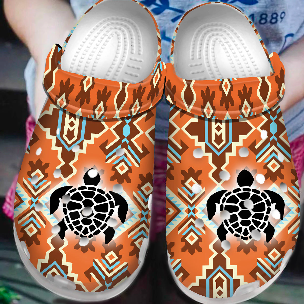 Native American Crocs Crocband Clogs Shoes Comfortable For Men Women and Kids