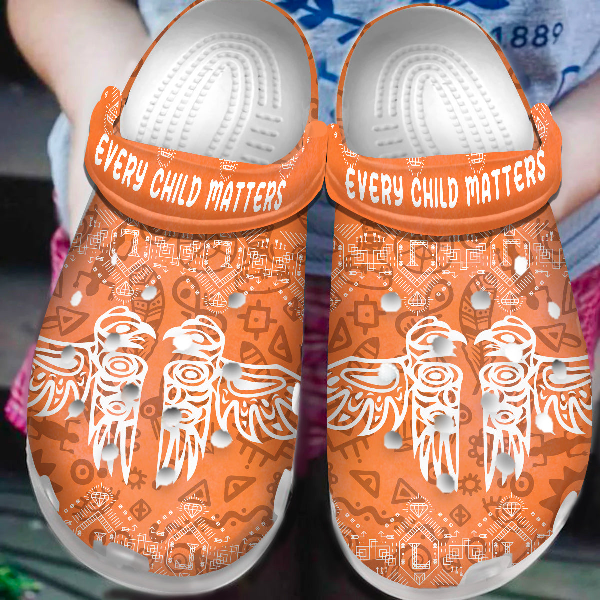 Native American Crocs Crocband Clogs Shoes Comfortable For Men Women and Kids