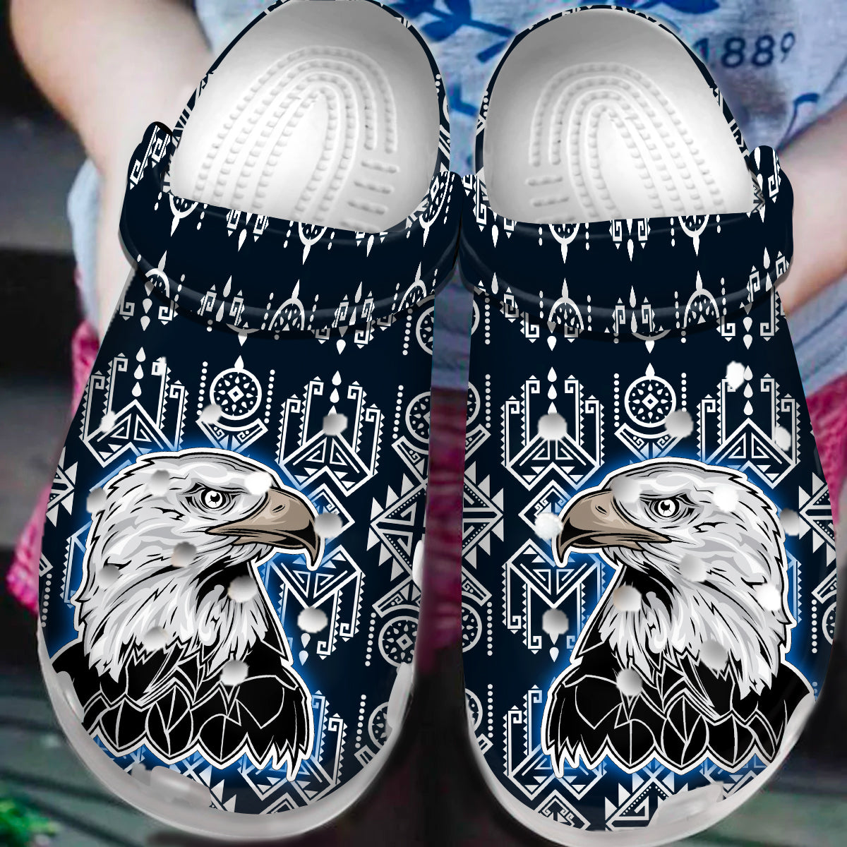 Native American Crocs Crocband Clogs Shoes Comfortable For Men Women and Kids