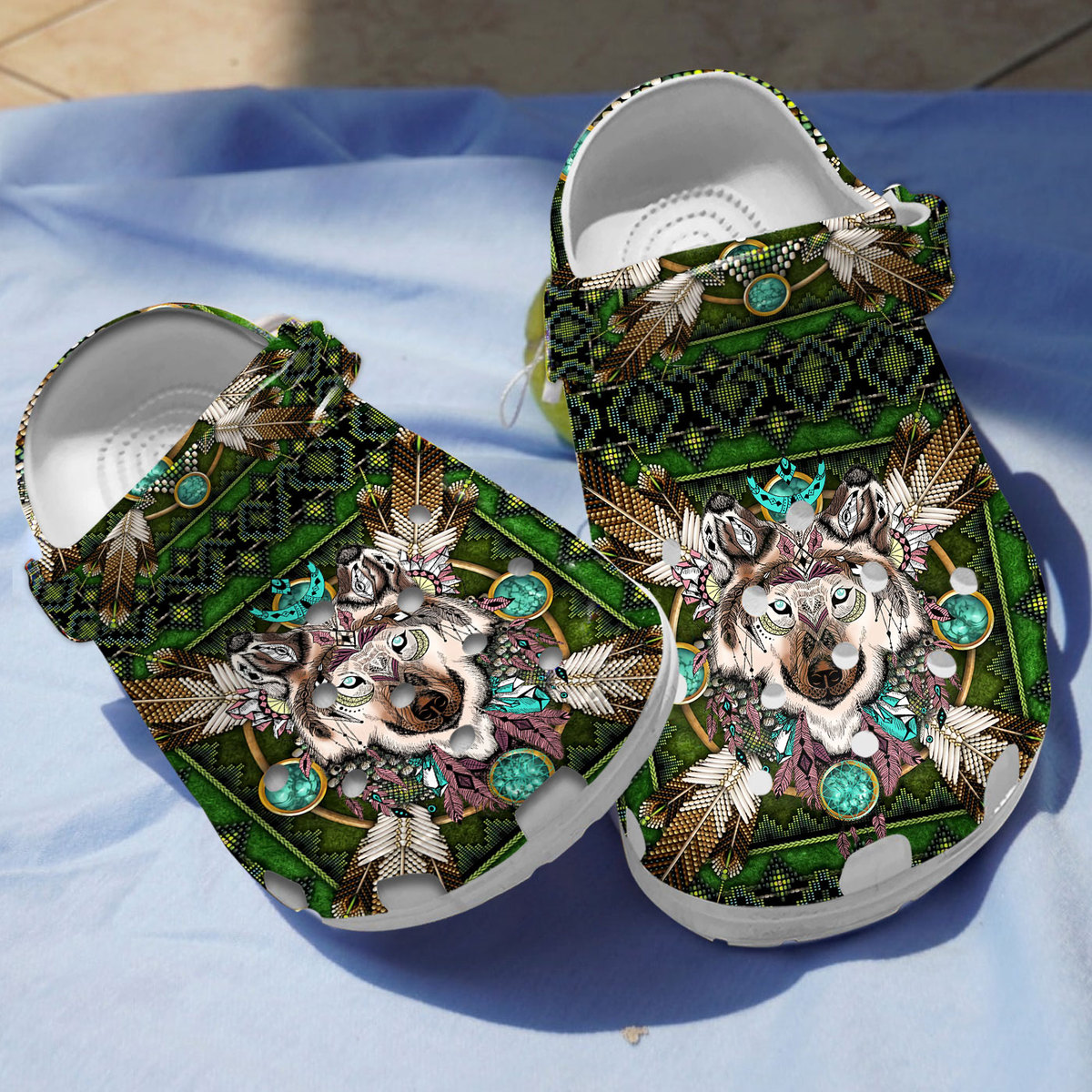 Native American Crocs Crocband Clogs Shoes Comfortable For Men Women and Kids