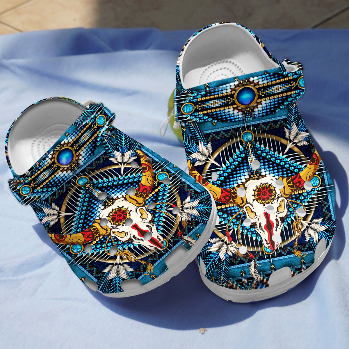 Native American Crocs Crocband Clogs Shoes Comfortable For Men Women and Kids