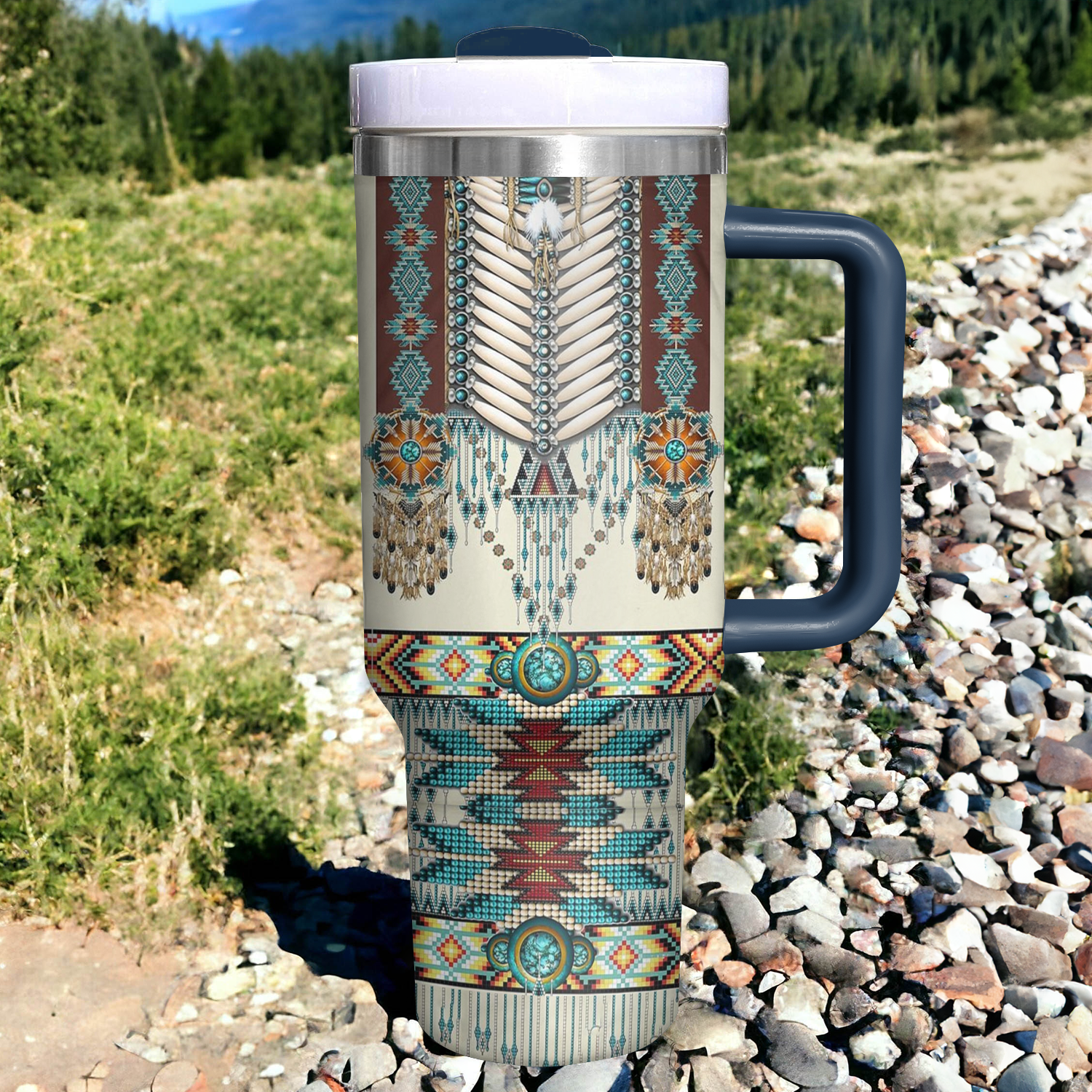 Native American Custom Stanley Cup 40 oz 30 oz Tumbler With HandleTVC2301728