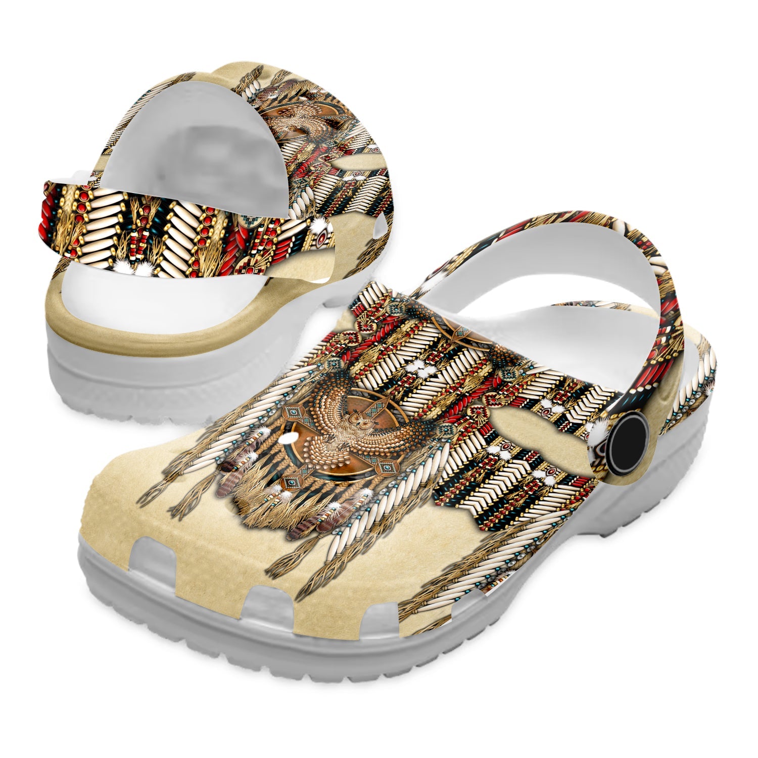 Native American Native Pattern Crocs Clog Shoes For Kid and Adult
