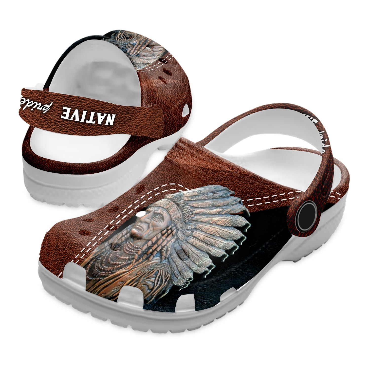 Native American Native Pattern Crocs Clog Shoes For Kid and Adult
