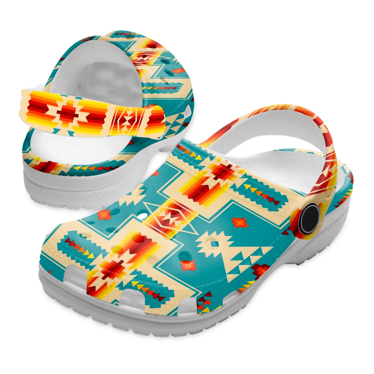 Native American Native Pattern Crocs Clog Shoes For Kid and Adult