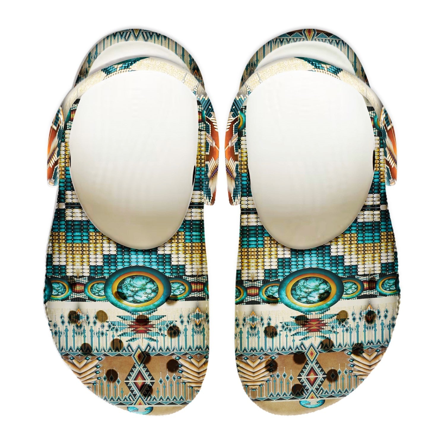 Native American Pattern Crocs Clog Shoes For Kid and Adult - Image 2