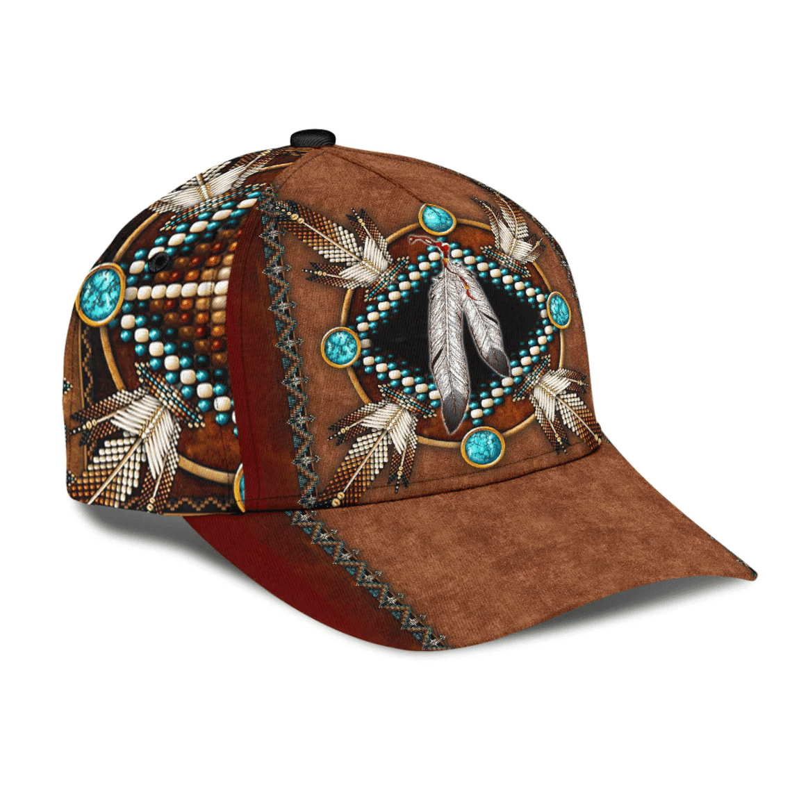 Native American Style Classic Cap - Indigenous hat - Native American Snapback 3D Personalized Caps Trucker Hats Custom Hats Gifts For Men & Women