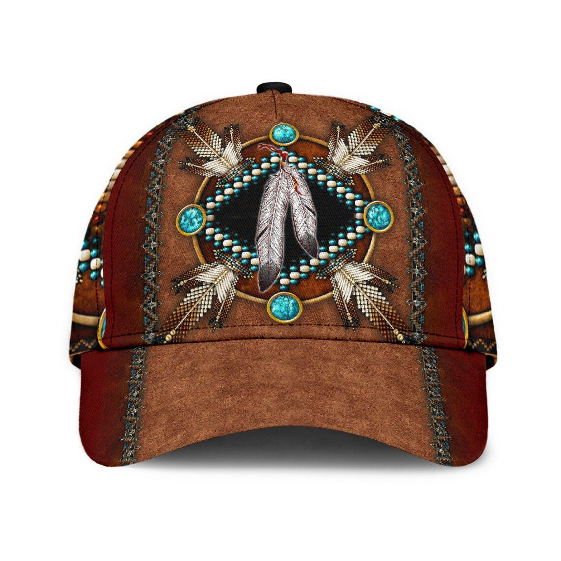 Native American Style Classic Cap - Indigenous hat - Native American Snapback 3D Personalized Caps Trucker Hats Custom Hats Gifts For Men & Women