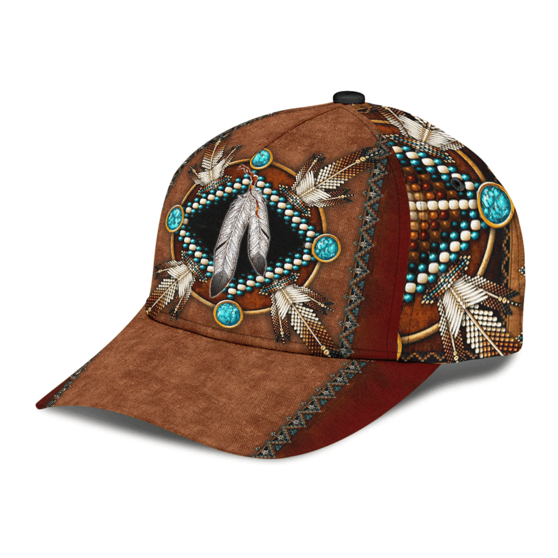 Native American Style Classic Cap - Indigenous hat - Native American Snapback 3D Personalized Caps Trucker Hats Custom Hats Gifts For Men & Women