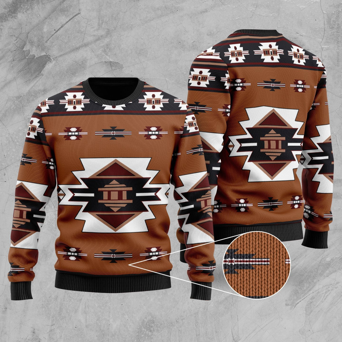 Native American Tribes Ugly Christmas Sweater Adult 3D Funny Matching for family