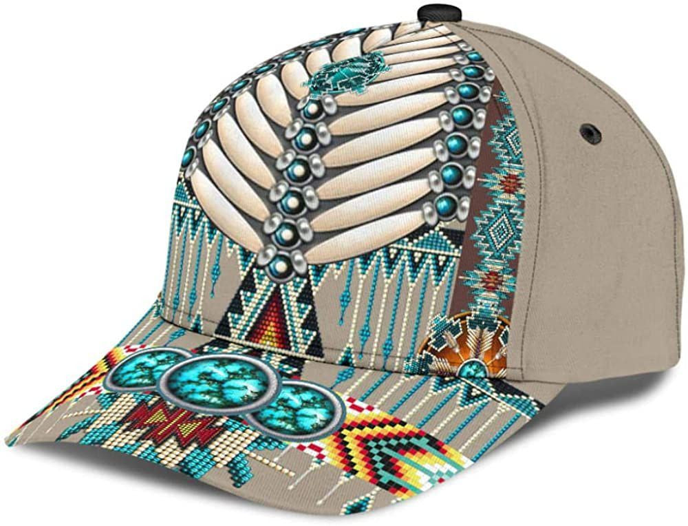 Native American Wonderful 3D Printed Unisex Hat Classic Caps Baseball Caps, Curved Snapback Trucker Hats Custom Hats Gifts For Men & Women