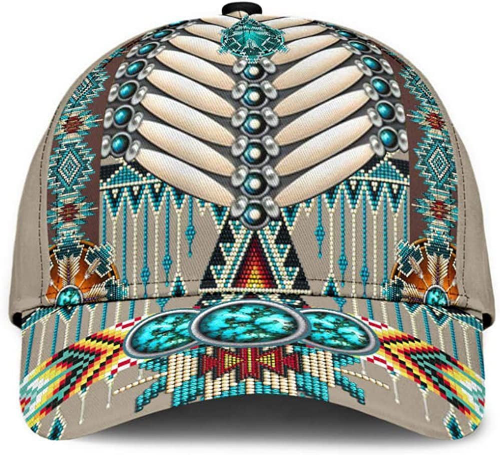 Native American Wonderful 3D Printed Unisex Hat Classic Caps Baseball Caps, Curved Snapback Trucker Hats Custom Hats Gifts For Men & Women