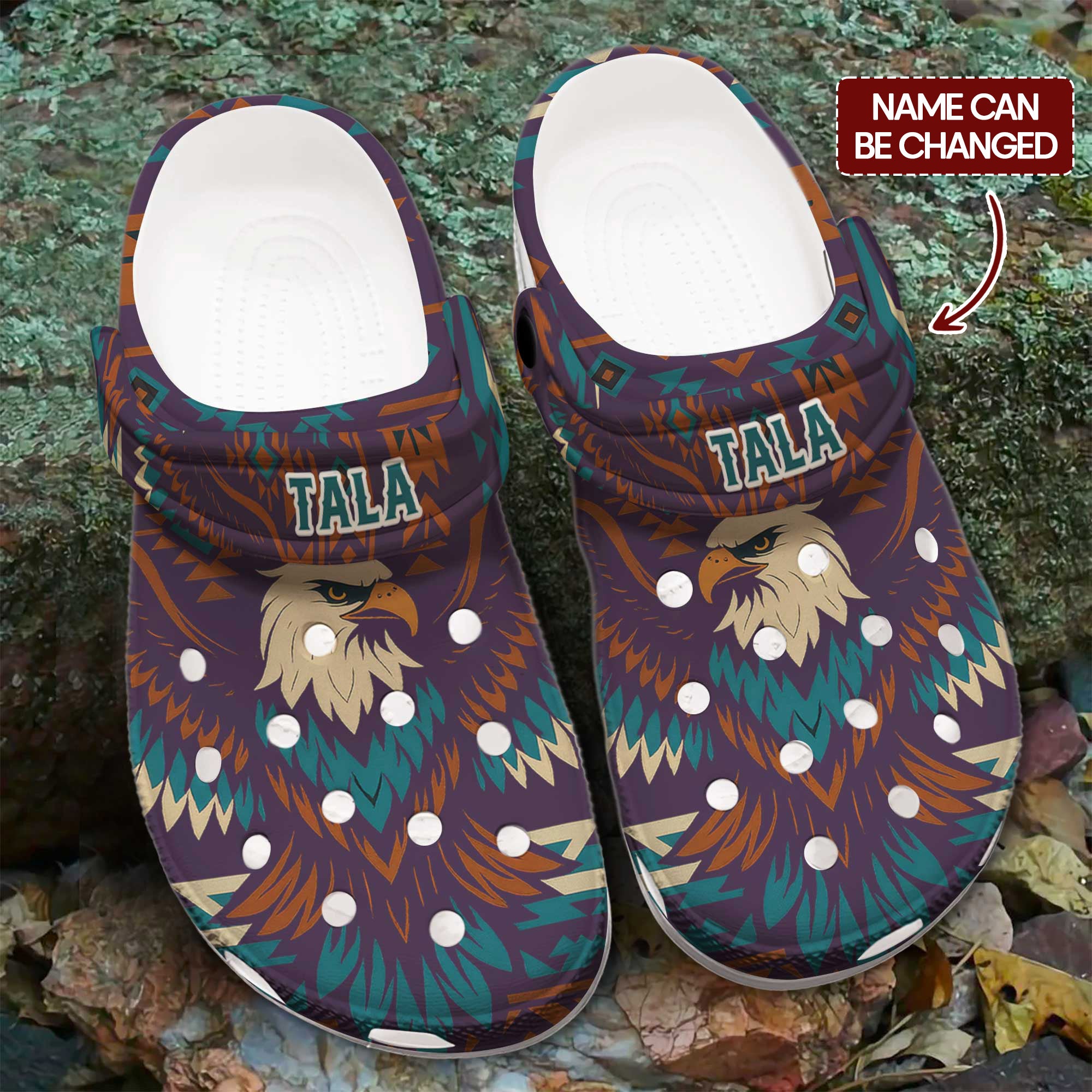 Native Inspired Aztec Crocs Crocband Clogs Shoes Comfortable For Men Women and Kids