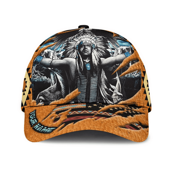 Native  Man Cap Trucker Hats Custom Hats Gifts For Men & Women