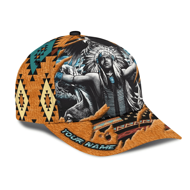 Native  Man Cap Trucker Hats Custom Hats Gifts For Men & Women