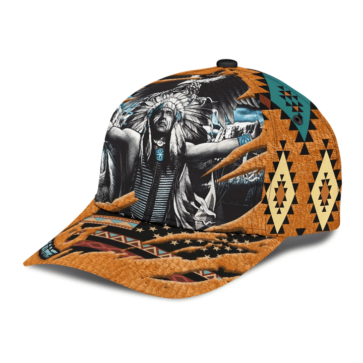 Native  Man Cap Trucker Hats Custom Hats Gifts For Men & Women