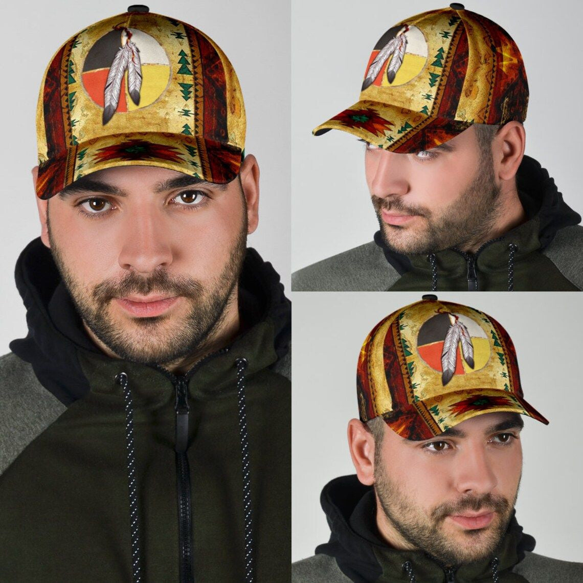 Native Pride Classic Cap - Indigenous hat - Native American Snapback 3D Personalized Caps Trucker Hats Custom Hats Gifts For Men & Women