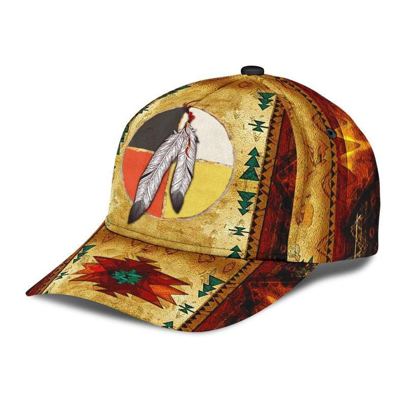 Native Pride Hat Classic Cap 3D Gift For Him, Human Cap, Trending Cap, American Cap Trucker Hats Custom Hats Gifts For Men & Women