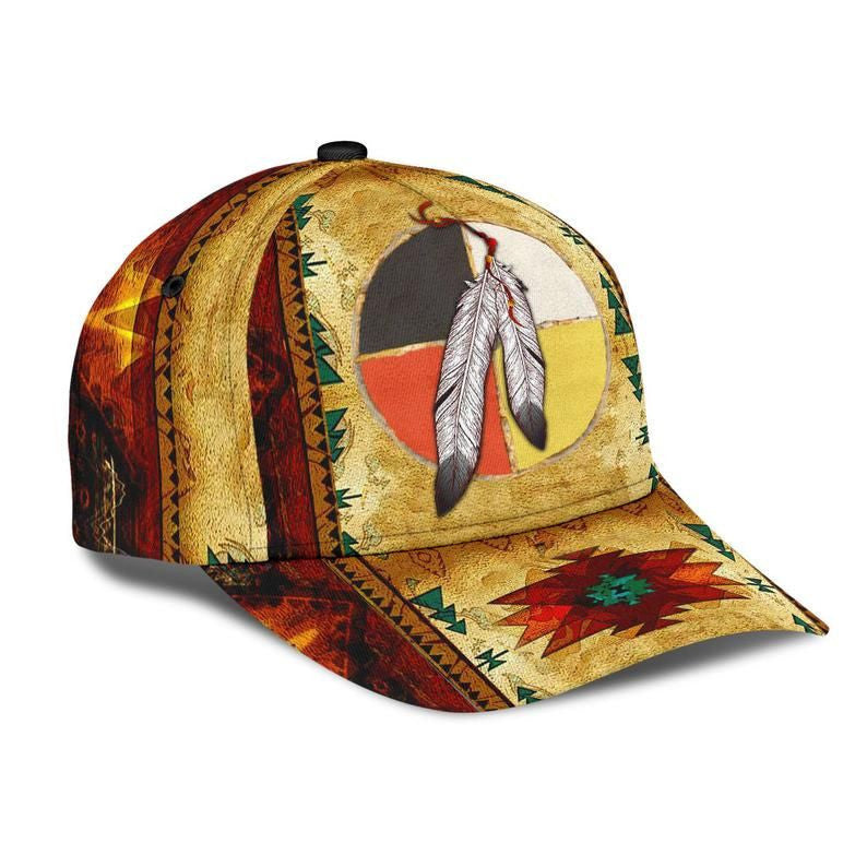 Native Pride Hat Classic Cap 3D Gift For Him, Human Cap, Trending Cap, American Cap Trucker Hats Custom Hats Gifts For Men & Women