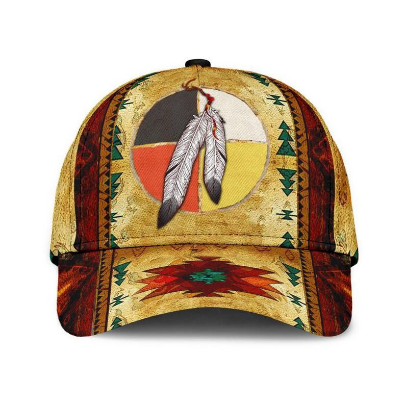 Native Pride Hat Classic Cap 3D Gift For Him, Human Cap, Trending Cap, American Cap Trucker Hats Custom Hats Gifts For Men & Women