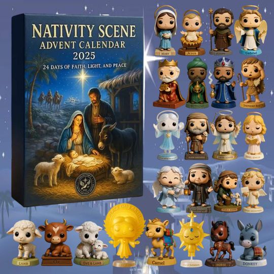 Nativity Advent Calendar 2025, 24 Days Building Blocks Christmas Gifts Countdown Calendar Set, Christmas Countdown - Image 8