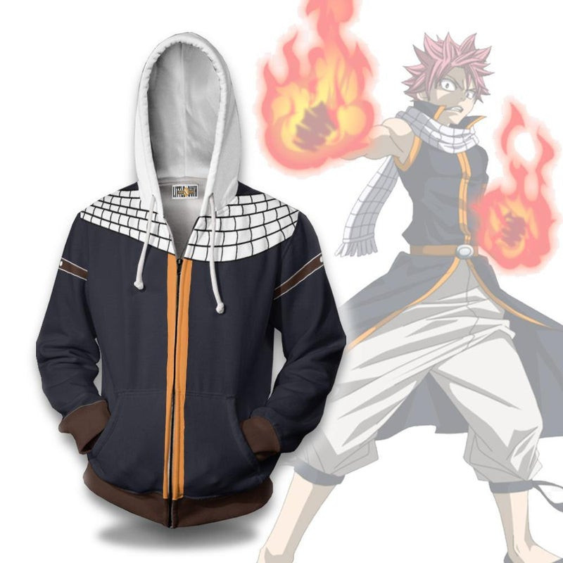 Natsu Dragneel 3D All Over Print Hoodie, Zip Hoodie