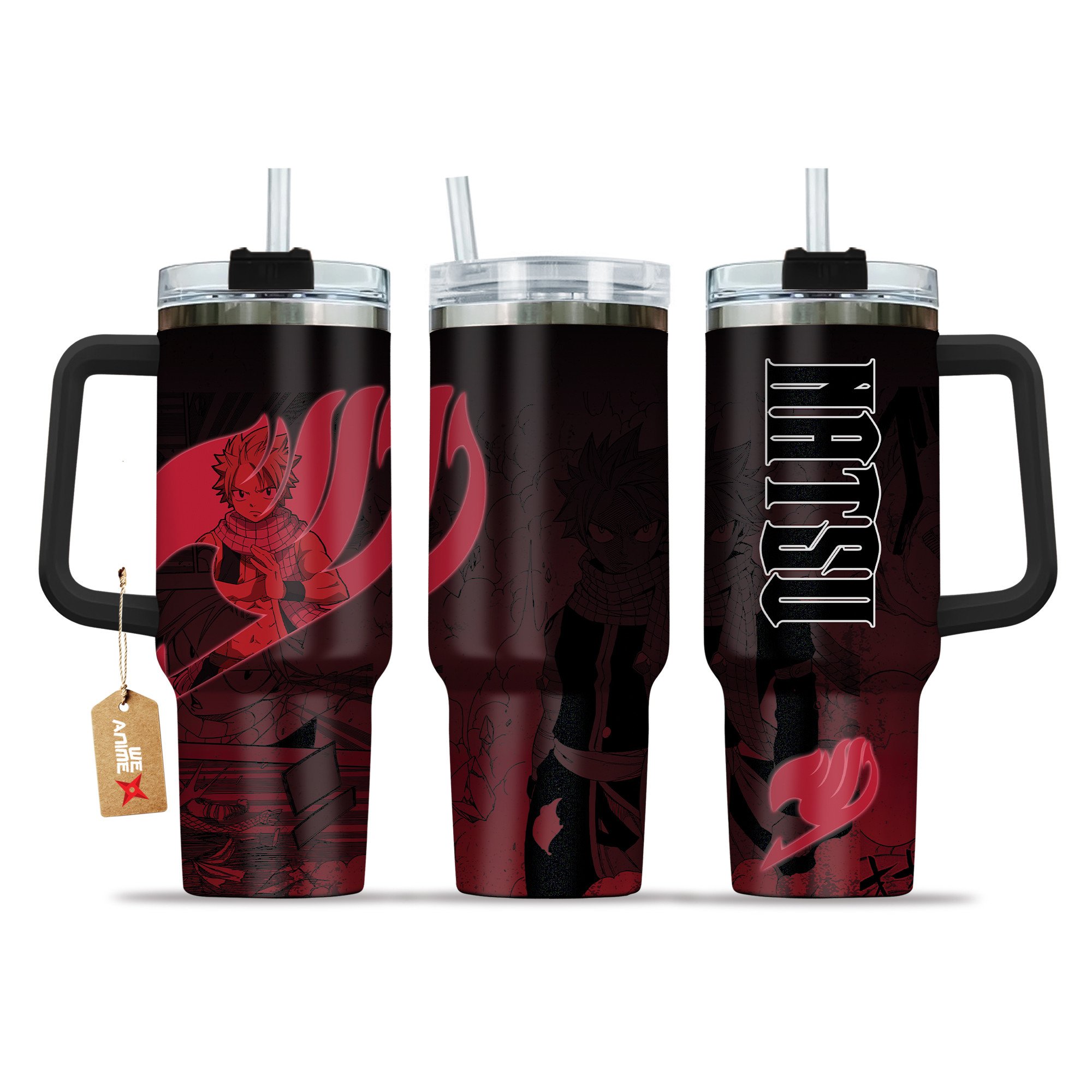 Natsu Dragneel Fairy Tail Anime Custom Stanley Cup 40 oz 30 oz Tumbler With HandleTVC2301208
