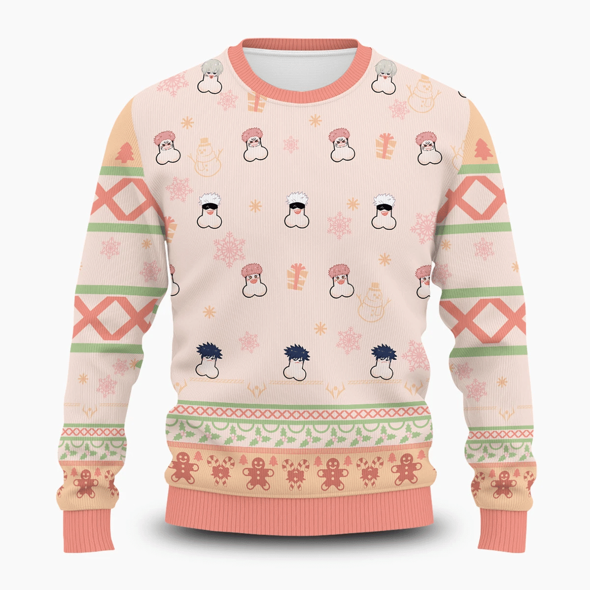 Naughty Jjk Xmas Ugly Christmas Sweater Adult 3D Funny Matching for family