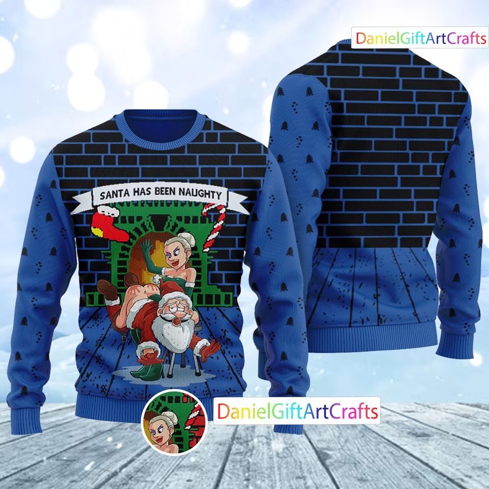 Naughty Santa Ugly Christmas Sweater