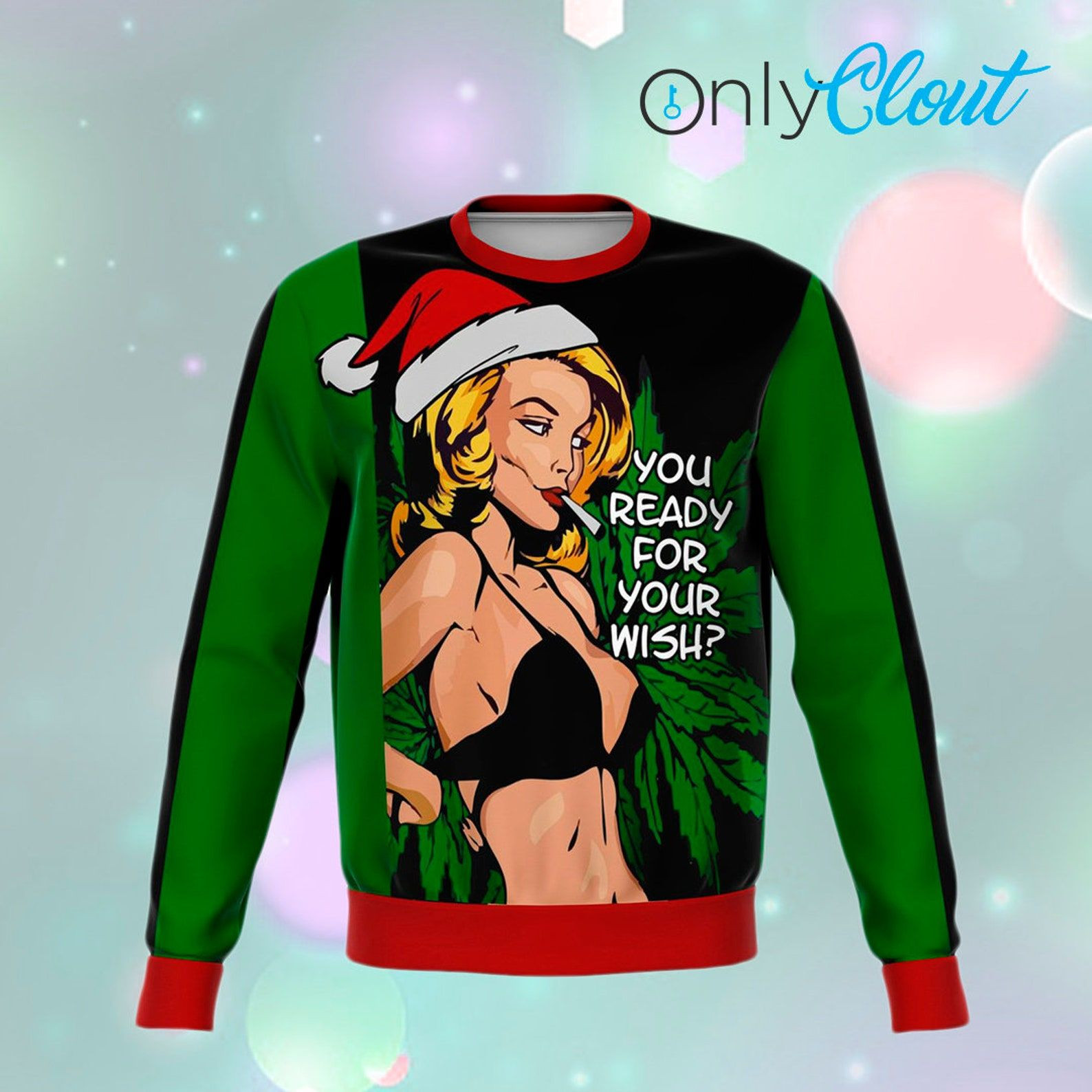 Naughty Ugly Christmas Sweater Adult 3D Funny Matching for family