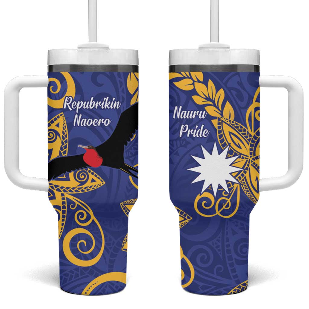 Nauru Angam Day Naoero Frigate Bird Polynesian Custom Stanley Cup 40 oz 30 oz Tumbler With HandleTVC2301385