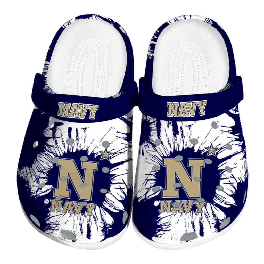 Navy Midshipmen Splatter Graphics ClogTVC1801710
