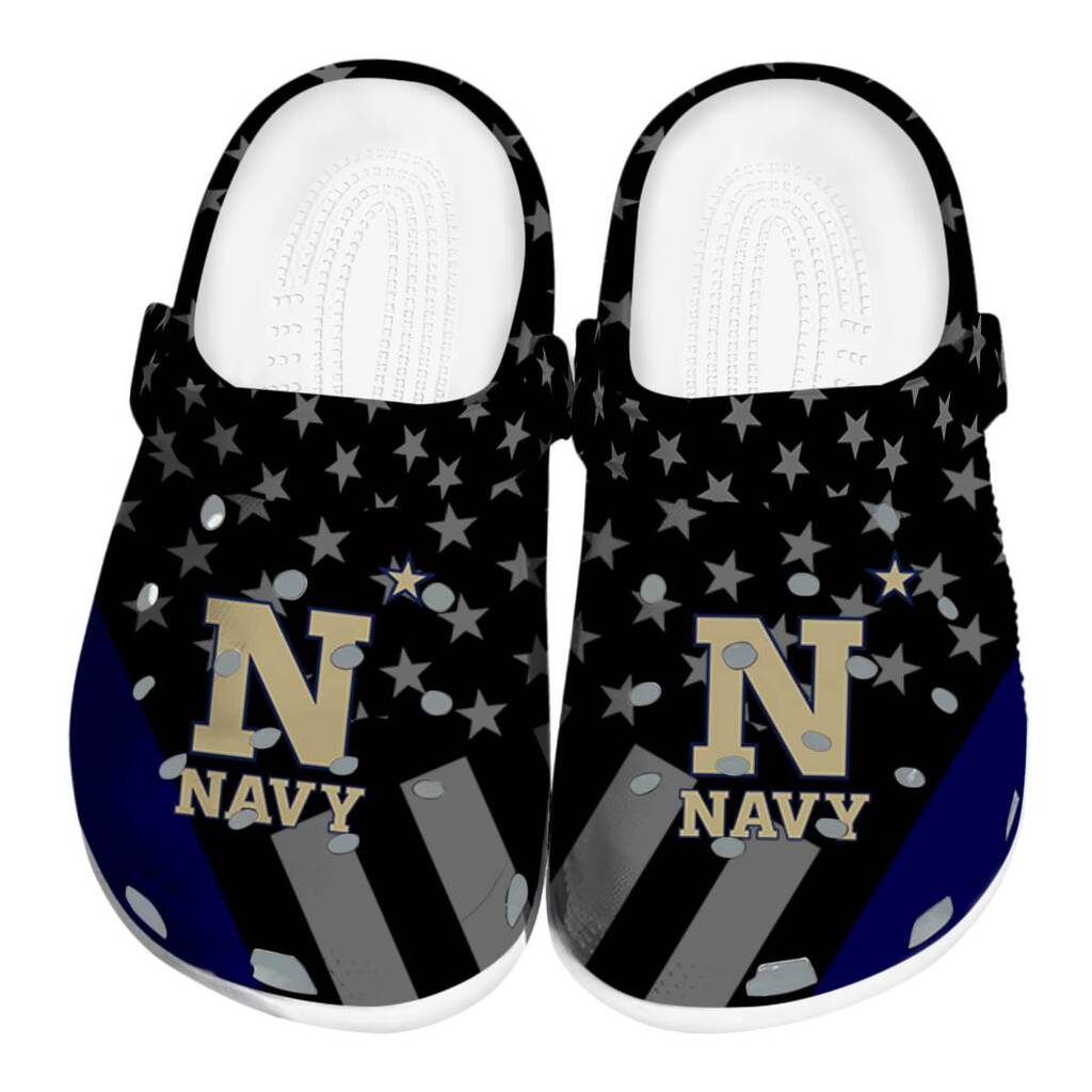 Navy Midshipmen Stellar Stripes Theme ClogTVC1801782