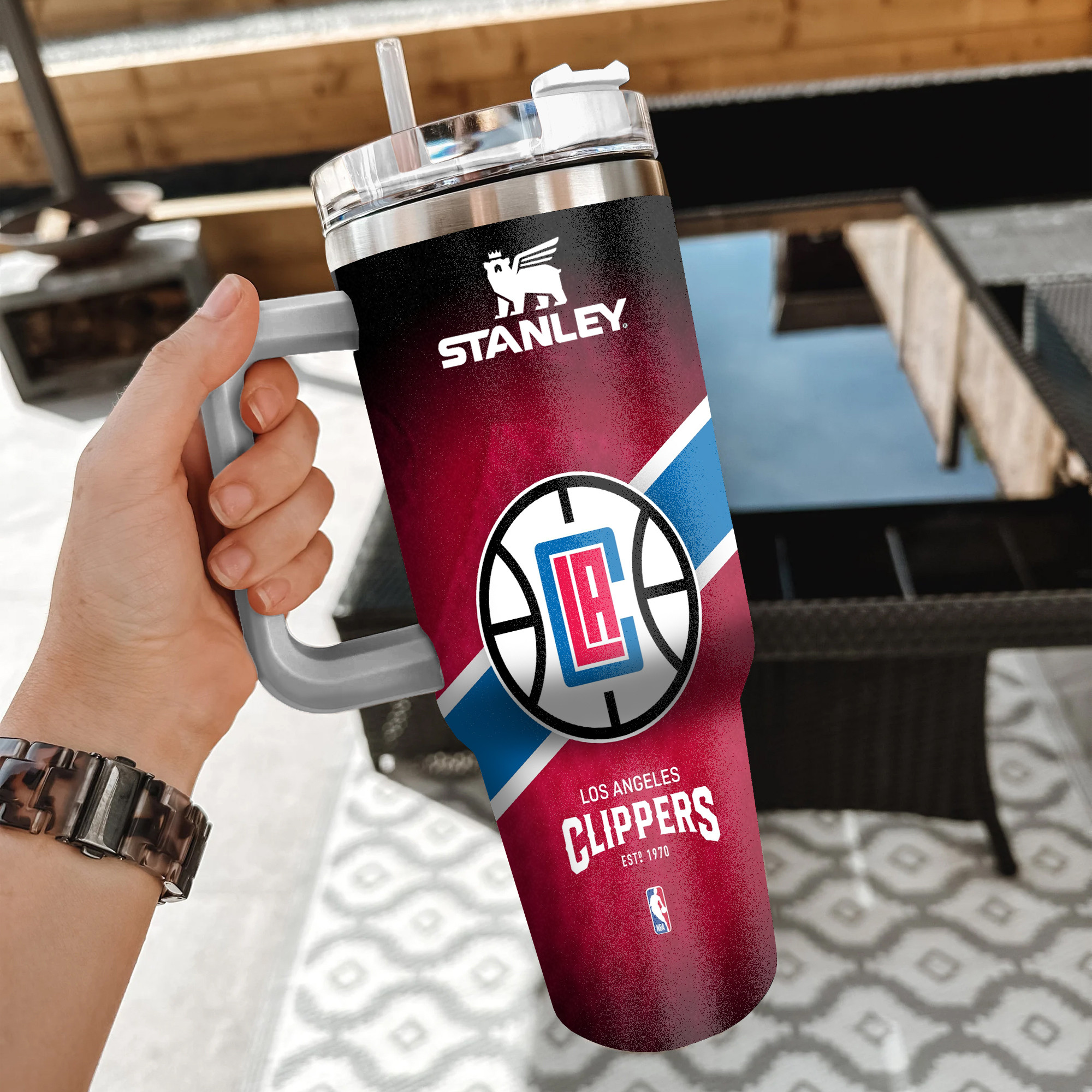 NBA LA Clippers Custom Stanley Cup 40 oz 30 oz Tumbler With HandleTVC2301855