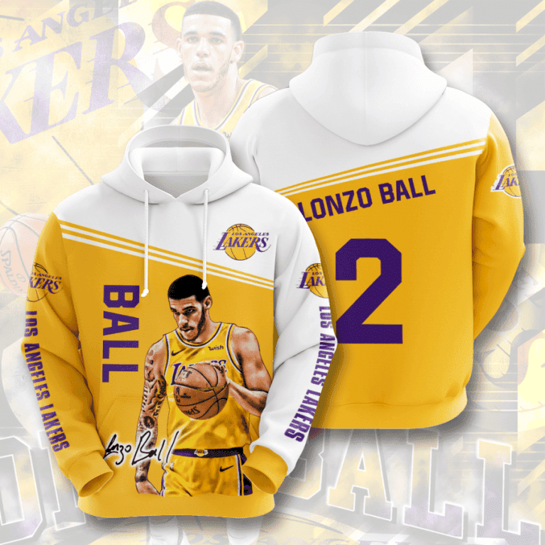 NBA Los Angeles Lakers 3D All Over Print Hoodie, Zip Hoodie