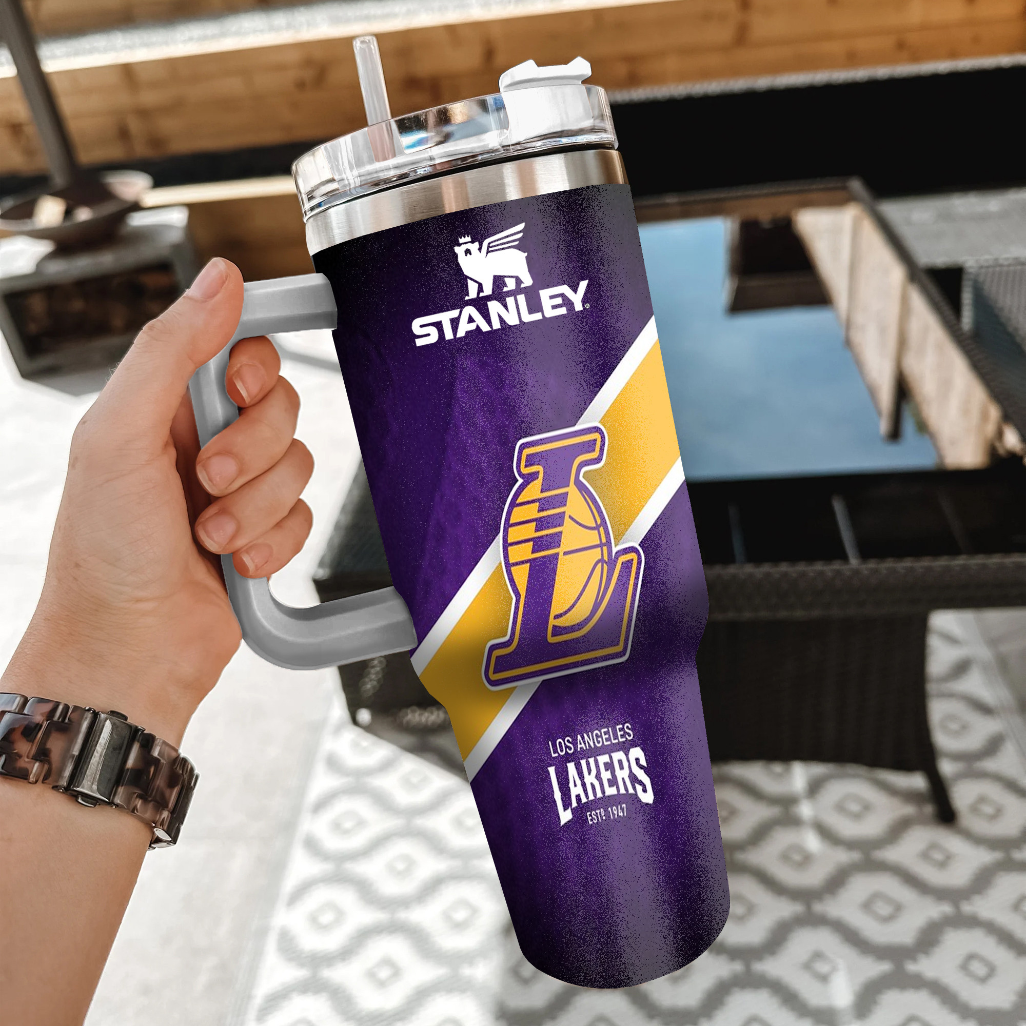 NBA Los Angeles Lakers Custom Stanley Cup 40 oz 30 oz Tumbler With HandleTVC2301853