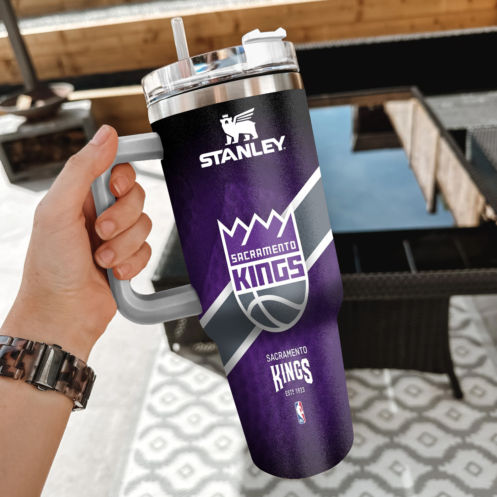 NBA Sacramento Kings Custom Stanley Cup 40 oz 30 oz Tumbler With HandleTVC2301855