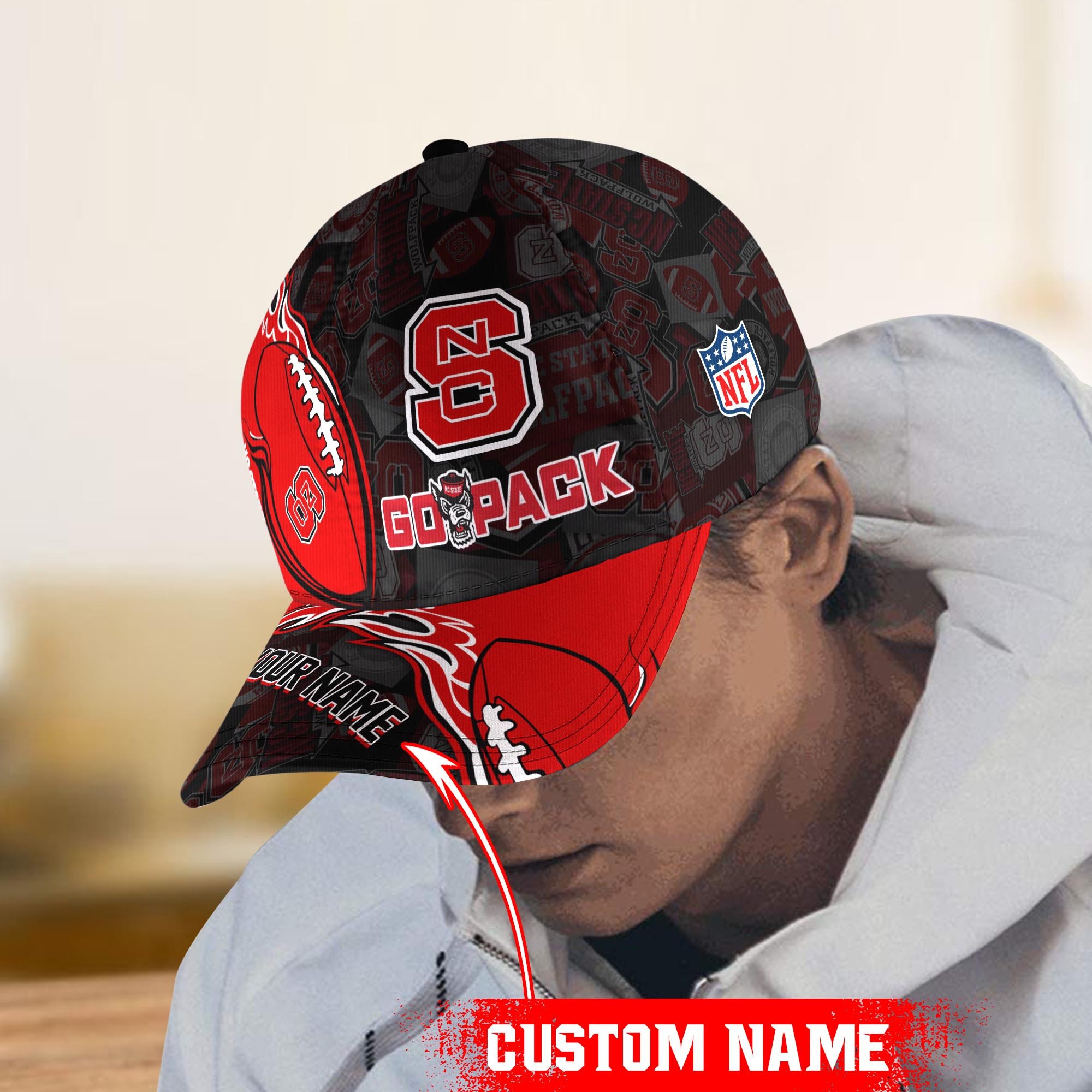 NC State Wolfpack Classic Cap Trucker Hats Custom Hats Gifts For Men & Women