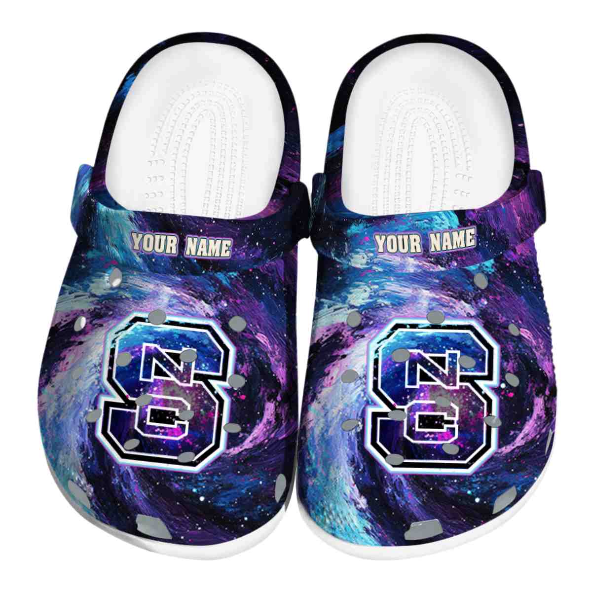 NC State Wolfpack NCAA Sport Crocs Crocband Clogs Shoes Comfortable For Men Women and Kids
