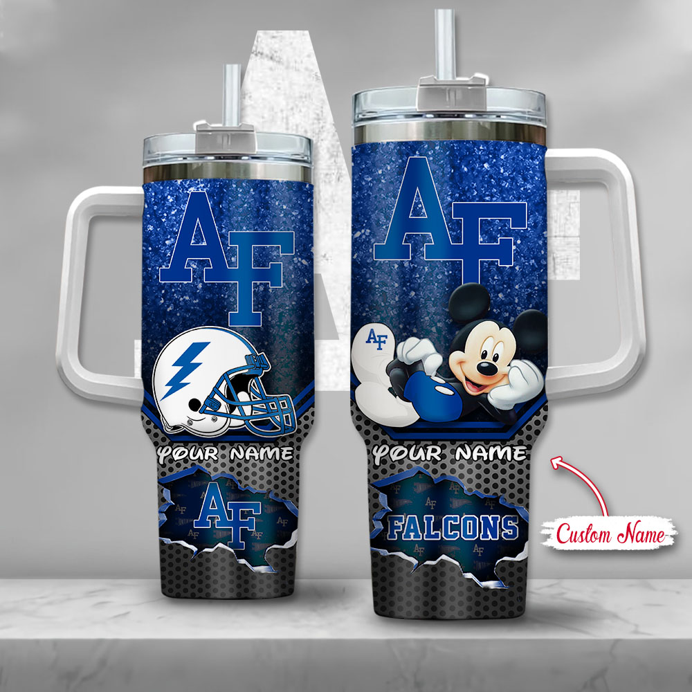 NCAA Air Force Falcons Mickey Mouse Custom Stanley Cup 40 oz 30 oz Tumbler With HandleTVC2301128